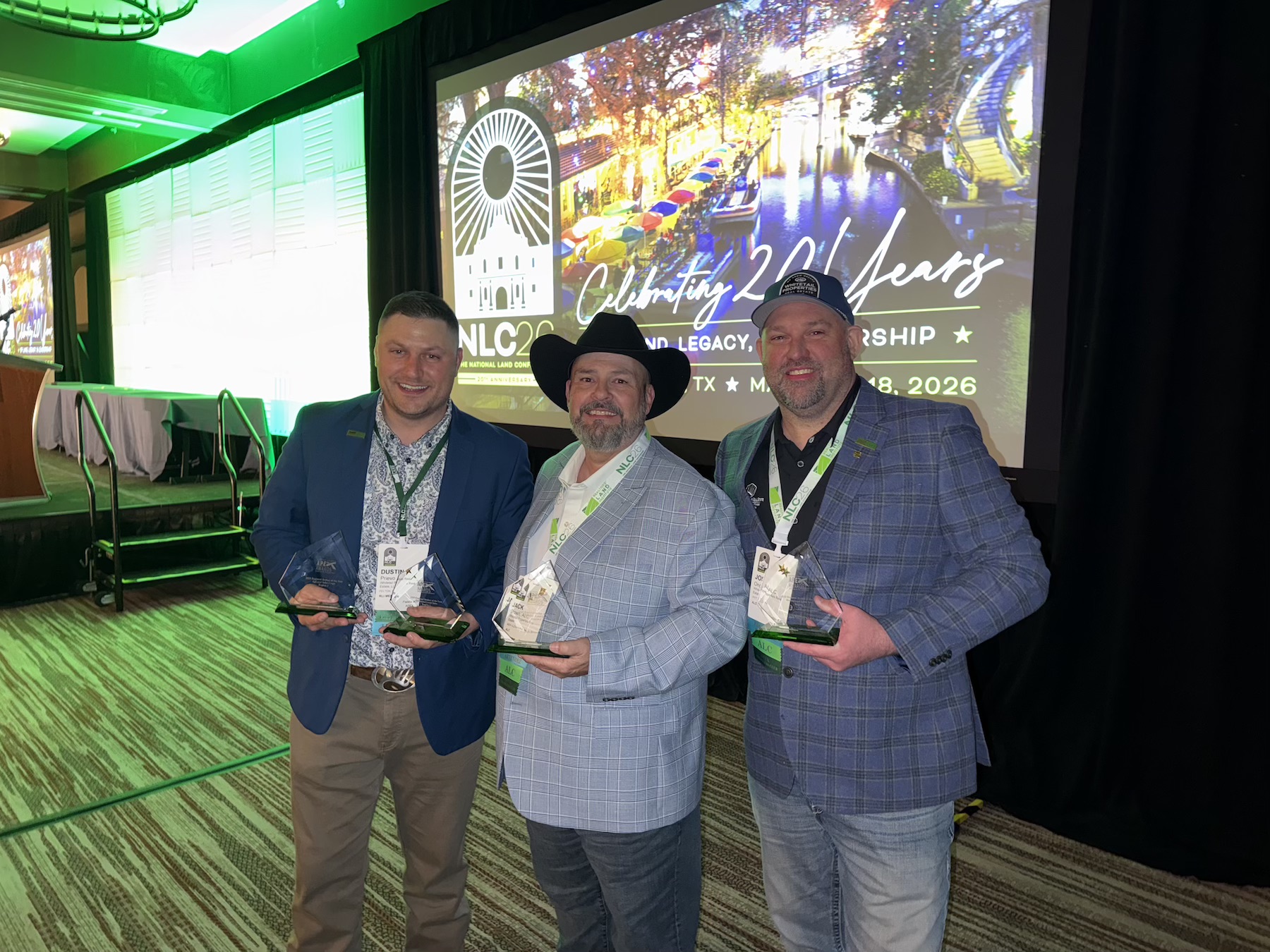 Whitetail Properties Land Specialist Win Big at RLI’s Annual APEX Awards